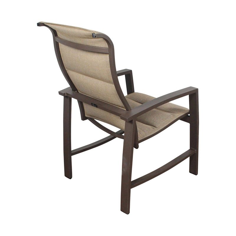 Santorini 7pc 87"/110" Extension Dining Set - Brown - Courtyard Casual