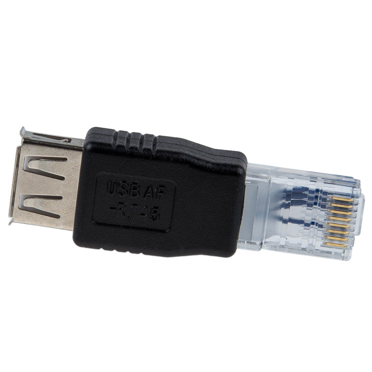 1 Pcs USB a Female to Mini USB B 5 Pin Male Adapter & 1 Pcs Female USB a to Male Ethernet RJ45 Plug Adapter