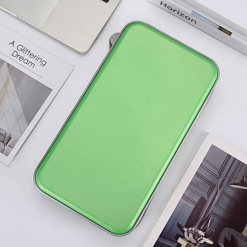 80 Capacity Heavy Duty CDDVD Wallet Binder Storage Case Bag Holder Booklet Green