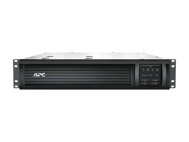 APC SMT750RM2UNC Smart-UPS 750 VA LCD Rm 120V with Network Card