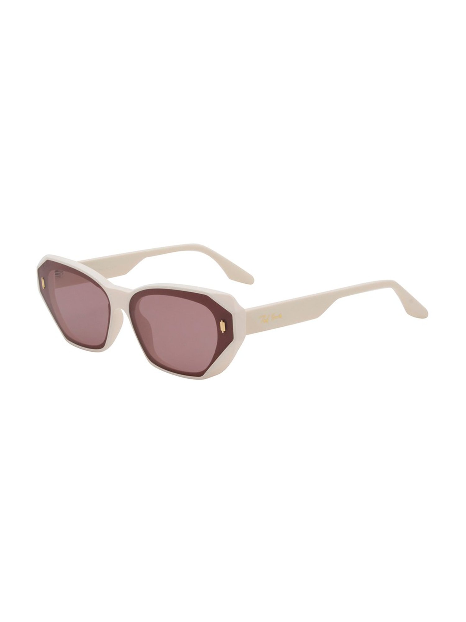 Ted Smith Pink Cat Eye Polarized Unisex Sunglasses