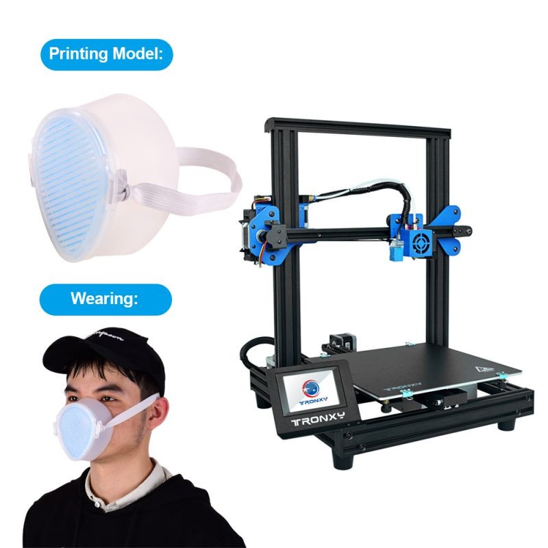 TRONXY XY-2 Pro 3D Printer Kit Fast Assembly 255*255*260mm Build Volume Silent Printing Support Auto Leveling Resume Print Filament Run Out Detection with 8G TF Card & PLA Sample Filament 250g