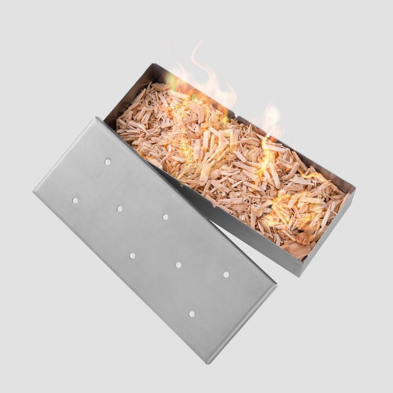 9" Stainless Steel Smoker Box TB0902S- Royal Gourmet