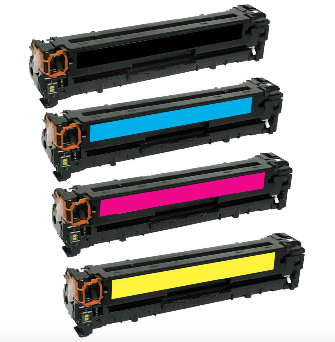 4PK Toner Cartridge for HP CC530A CC531A CC532A CC533A LaserJet CM2320 CP2025