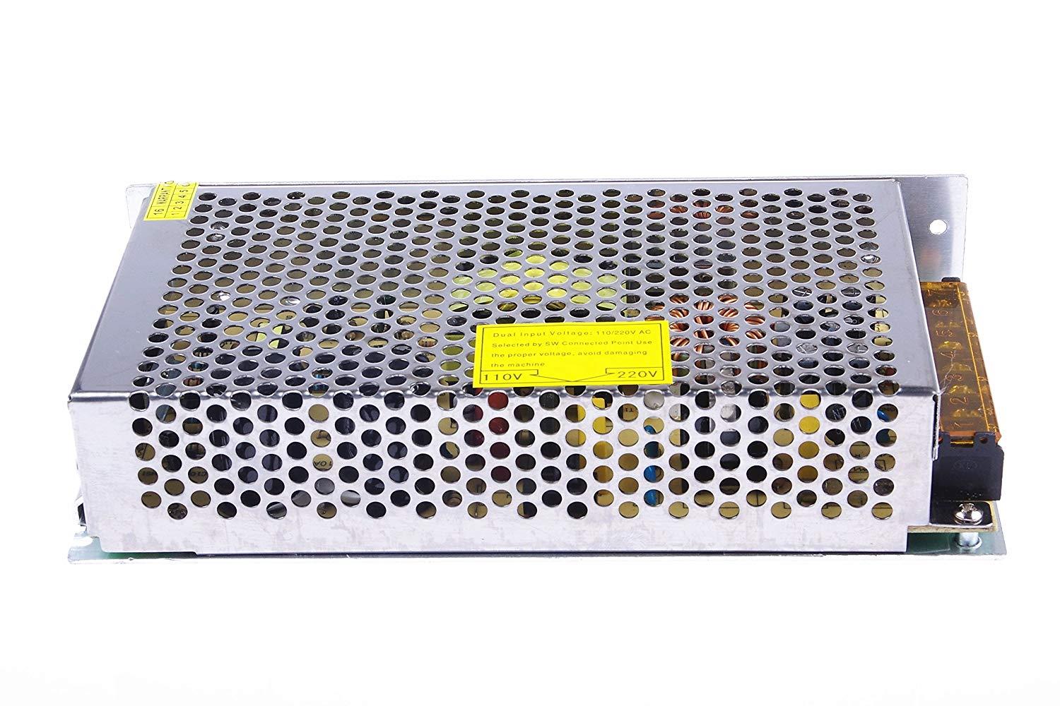 LM YN 110V/220V AC to DC 12V 12.5A 150W Switch Power Supply Power Transformer for CCTV camera, Security System, LED Strip Light, Radio, Computer Project