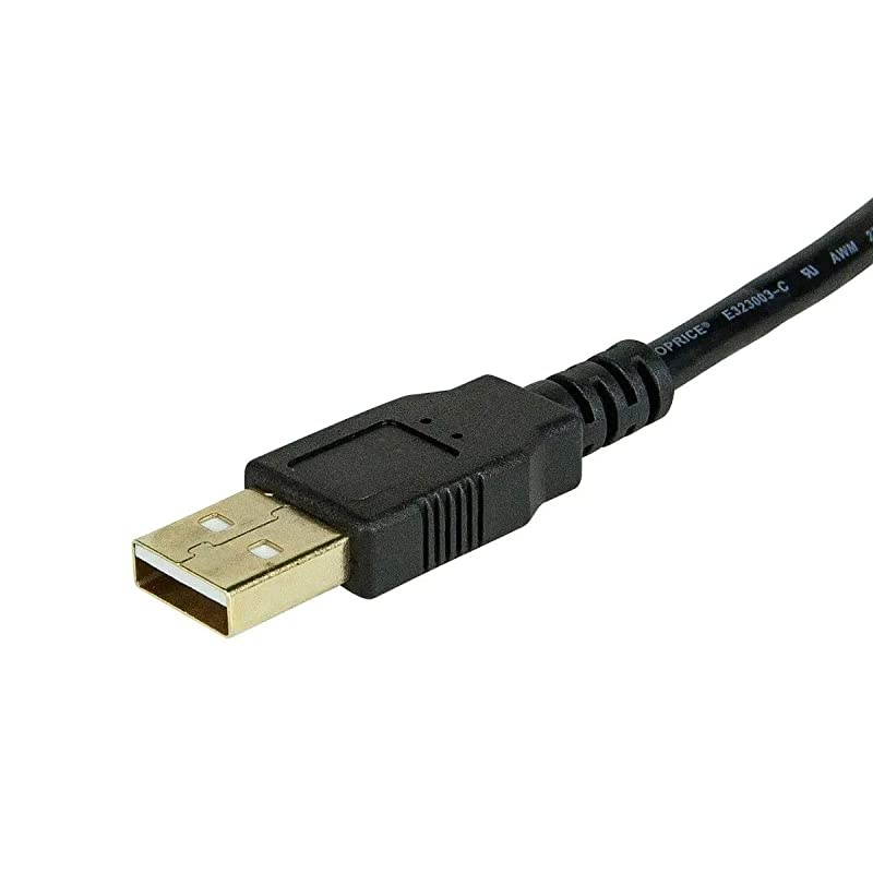 Premium 15 Feet USB 20 Extender Cable A Male to A Female 2824AWG Extension Gold Plated Cable Black