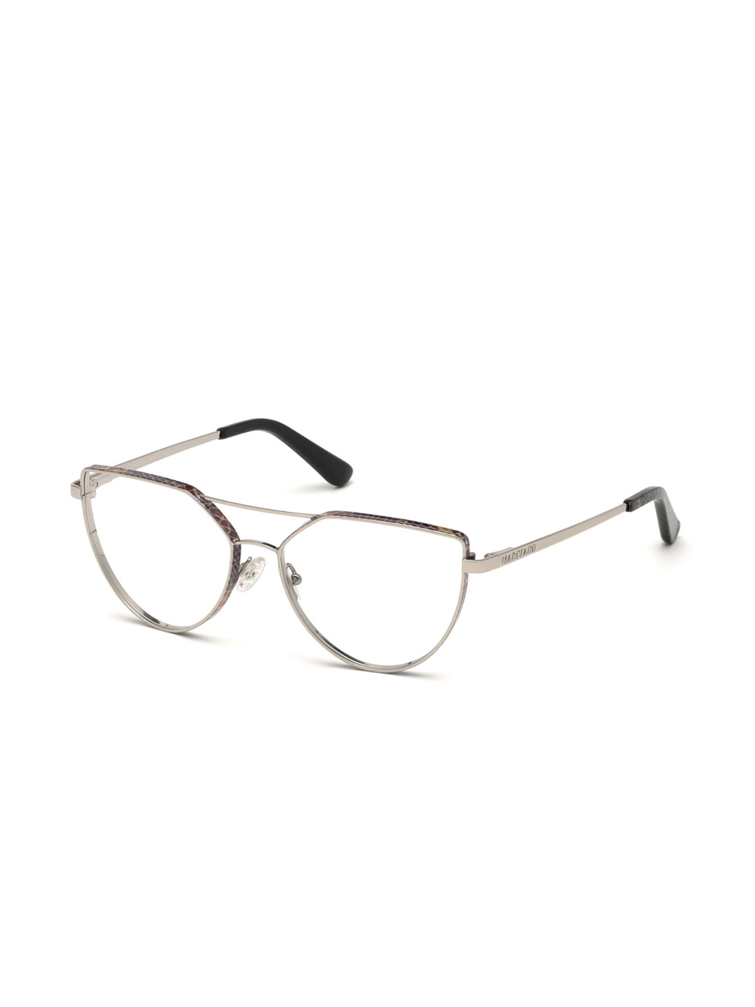 Guess Silver Beveled Eye Frames for Women