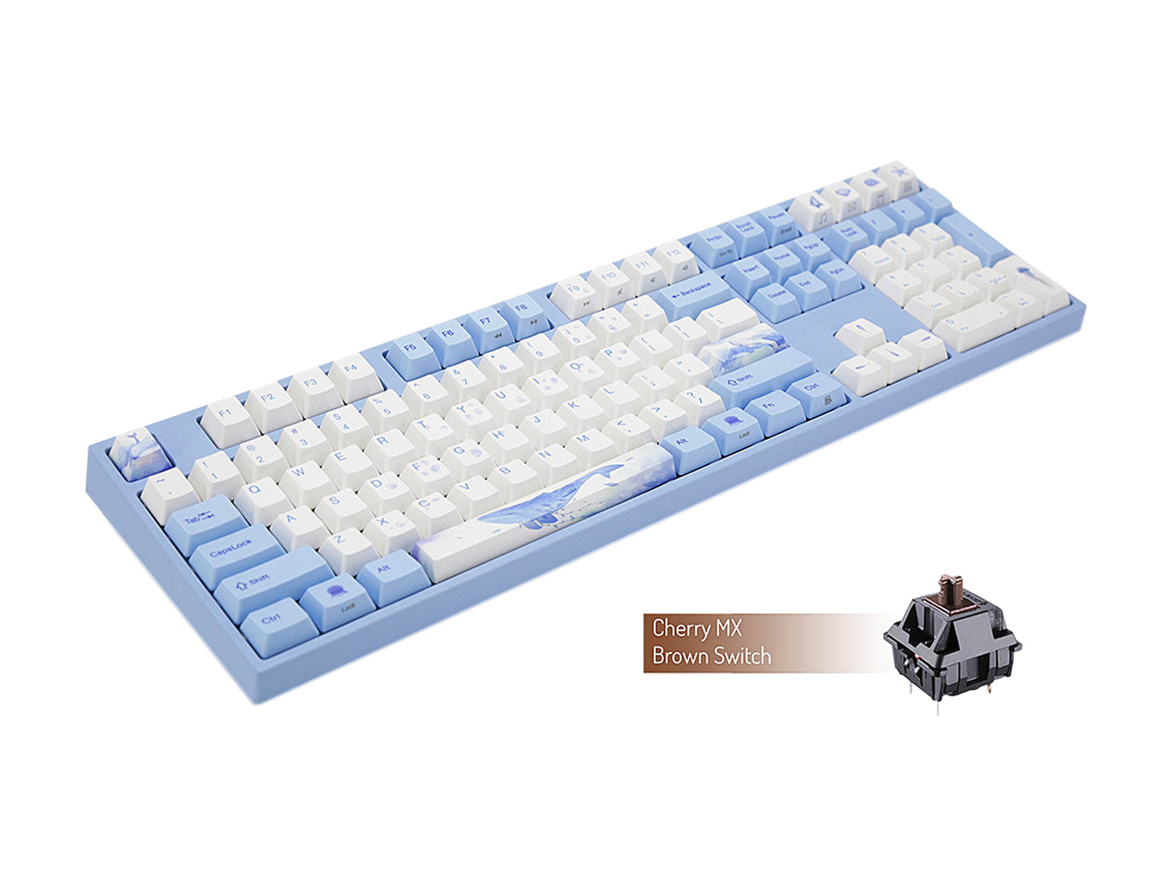 Varmilo Sea Melody VA108MN2N/WBPE7HV Blue Wired Keyboard