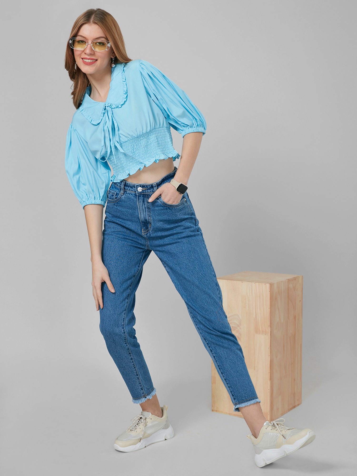 Style Quotient Blue Top