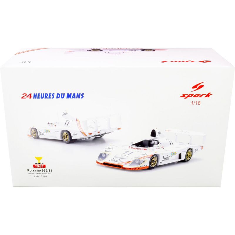 Porsche 936/81 #11 Jacky Ickx - Derek Bell Winner 24H of Le Mans (1981) 1/18 Model Car by Spark