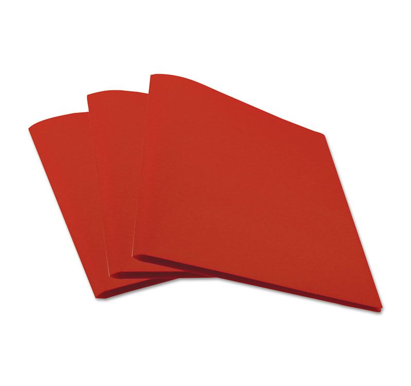 Smead Pressboard Folders with Two Pocket Dividers Legal Six-Section Red 10/Box 19079