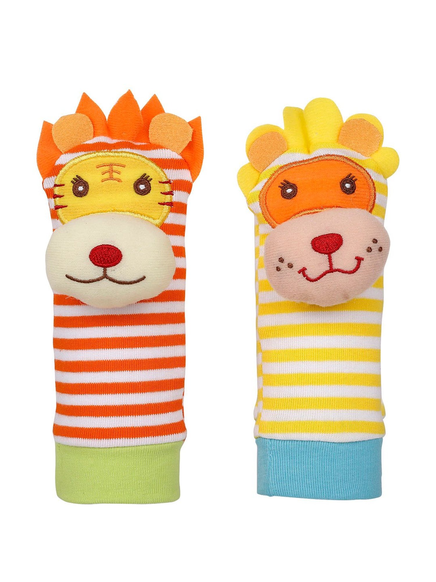 Baby Moo Vintage Ride Yellow Mattress with Fixed Neck Pillow and Bolsters