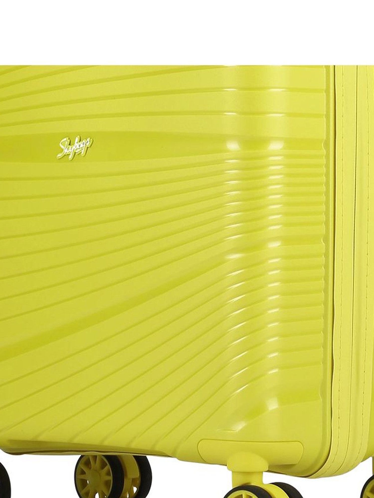 Skybags SKYLITE Yellow 8 Wheels Hard Cabin Trolley Bag 36