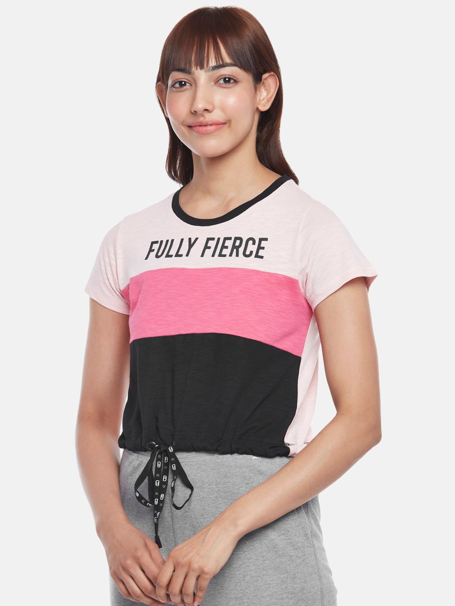 Ajile by Pantaloons Teal Green Cotton Joggers