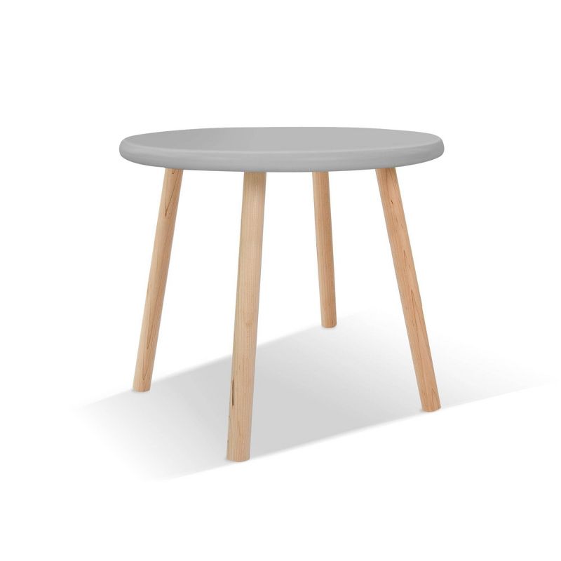 23.5" Peewee Round Kids' Table Maple/Gray - Nico & Yeye