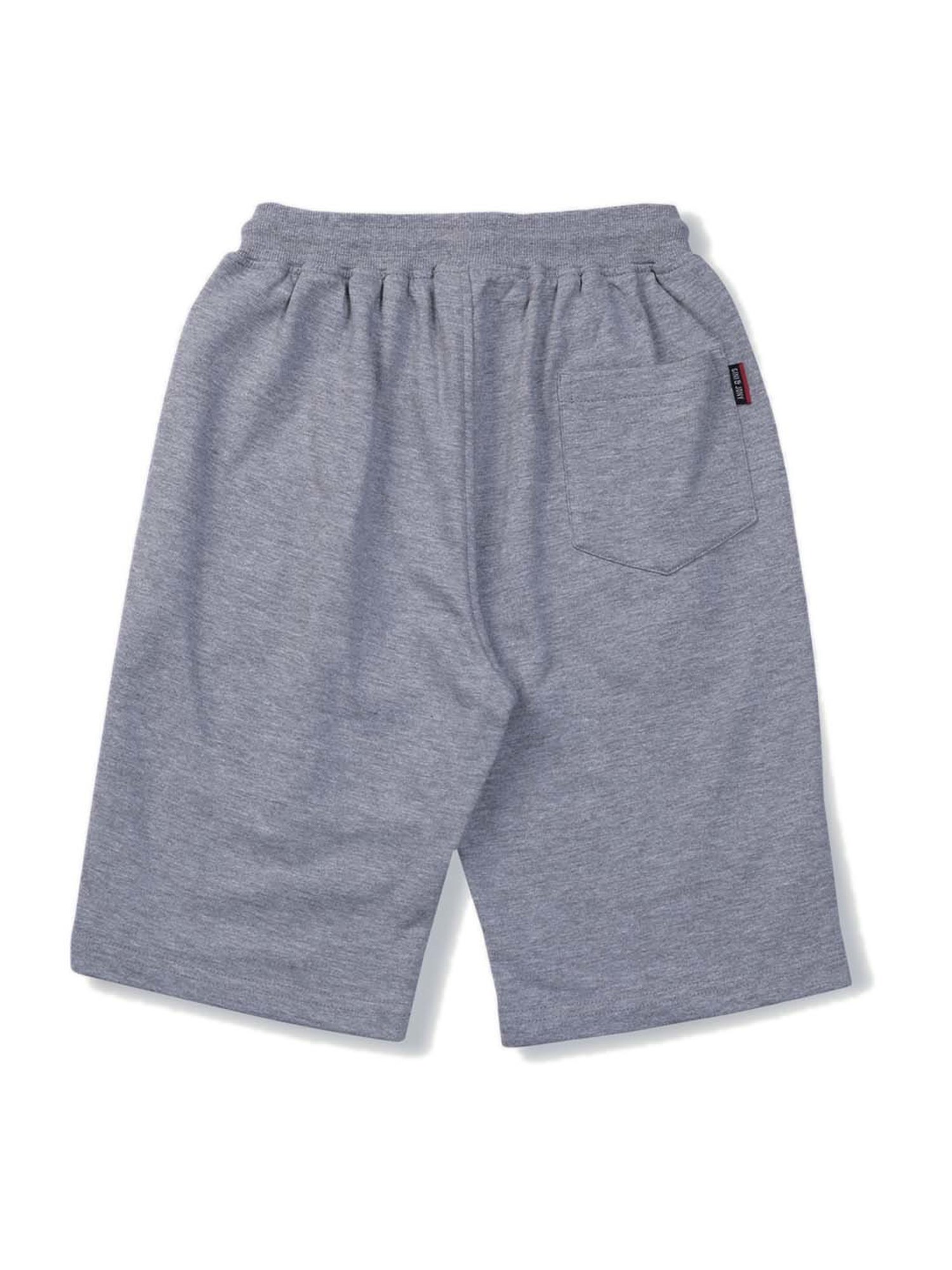 Gini & Jony Kids Grey Cotton Regular Fit Bermudas