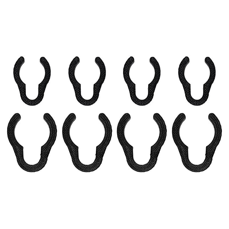 Cable Clips Universal rophone Boompole Cable Clip Set Includes Clips for 34quot and 58quot Pole Sections Durable and Flexible ABS Plastic Clips Snap on Tight Up to 38quot Wire 8 Pack