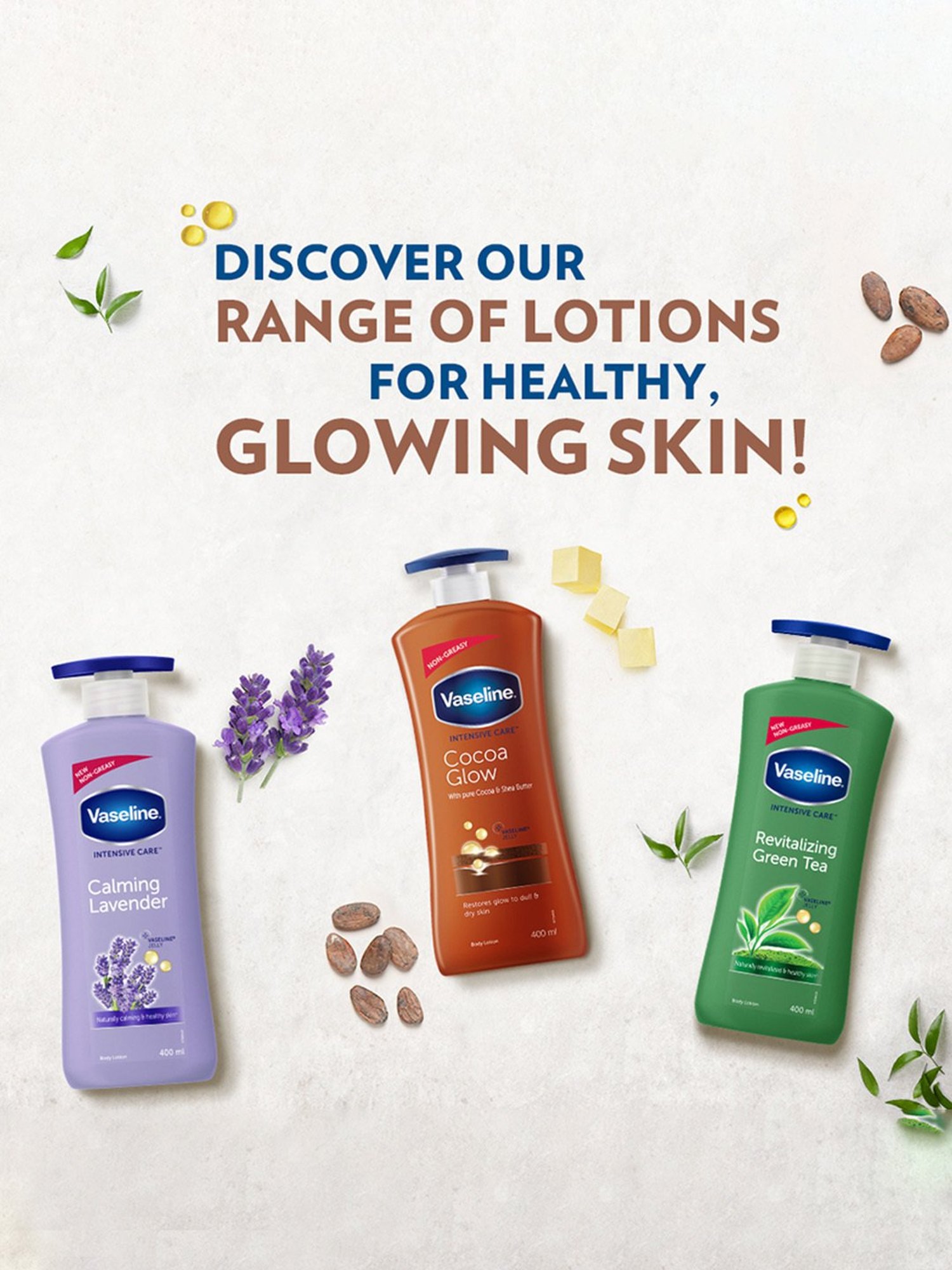 Vaseline Intensive Care Cocoa Glow Body Lotion - 200 ml