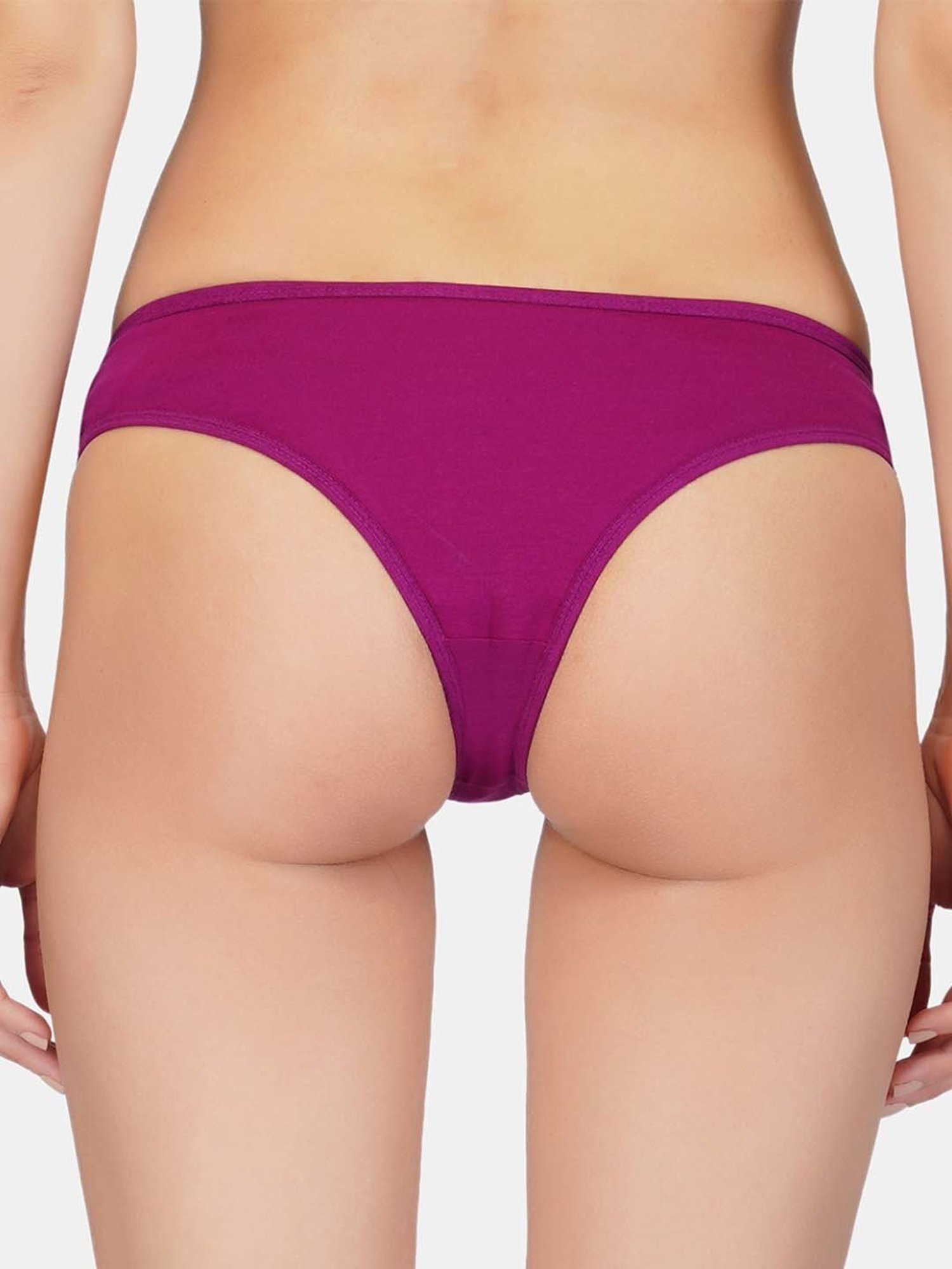 Bleeding Heart Purple Plain Panty
