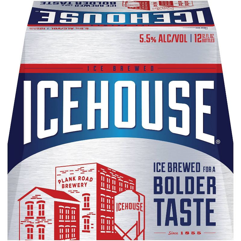 Icehouse Ice Lager Beer - 12pk/12 fl oz Bottles