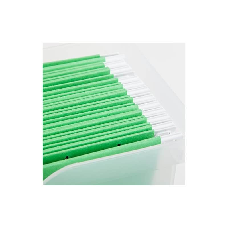 USA OTFB-S Desktop File Box, Small, Clear, 6 Pack