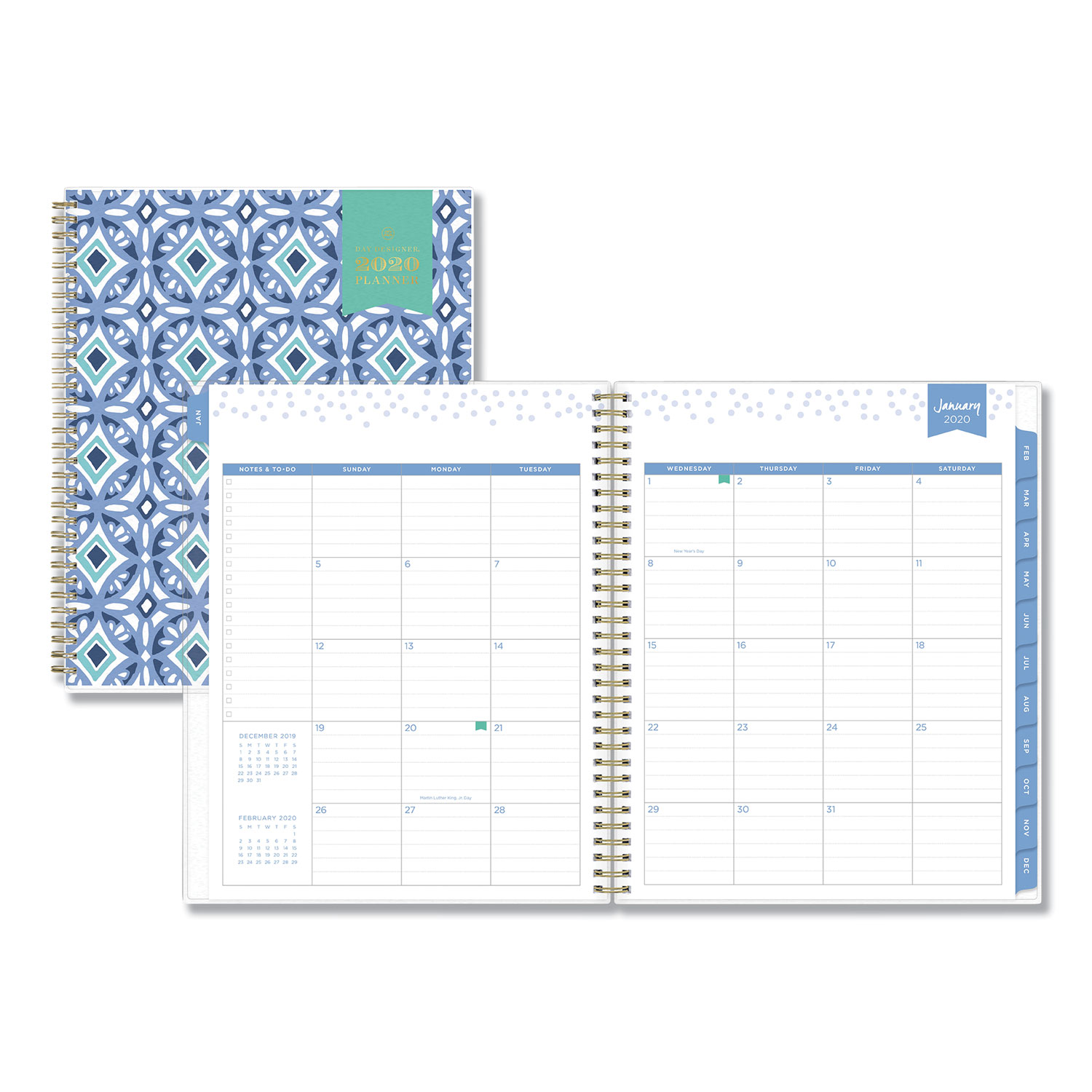 Blue Sky Planner,Tile,8.5x11,Wm,Be 101411