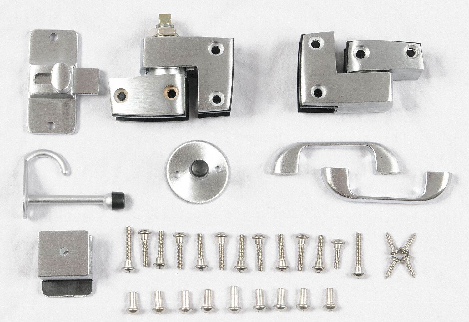 Global Partitions Slide Latch Door Hardware  Includes Fasteners 40-8571006