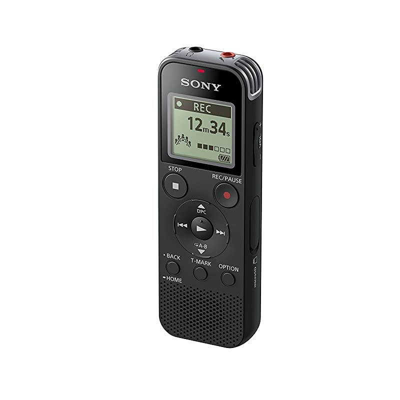 Voice Recorder ICDPX Series with Builtin Mic and USB microSD Card Slot Up to 32 GB to Expand Memory Adjustable Microphone Range Includes A NeeGo Lavalier Lapel Mic