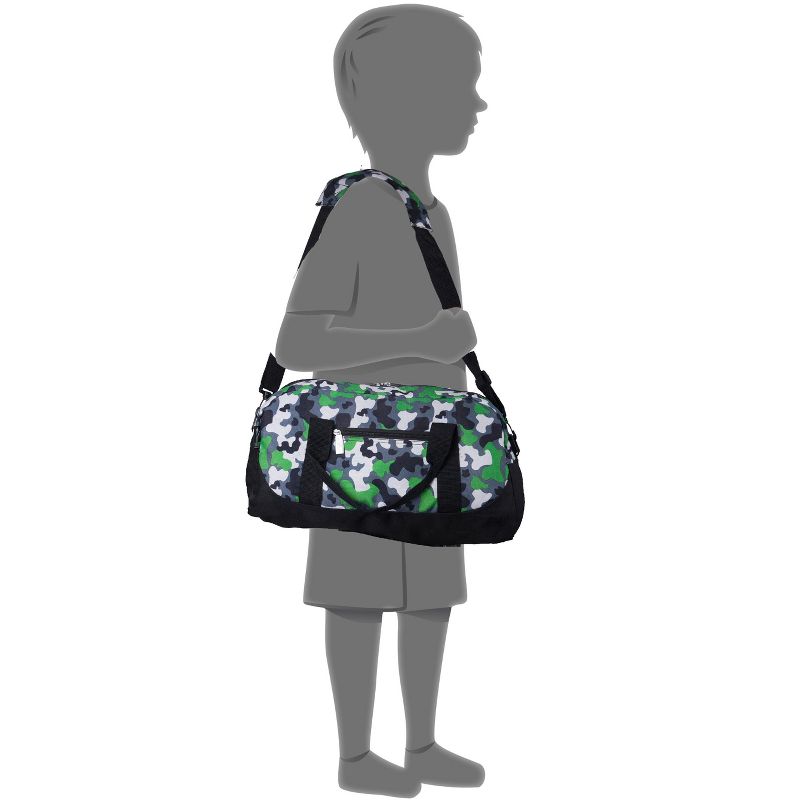 Wildkin Green Camo Overnighter Duffel Bag