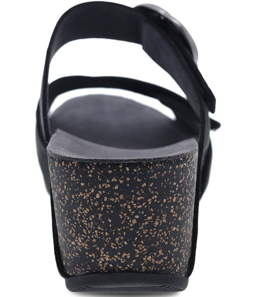 Dansko Susie Leather Slide Wedge Sandals