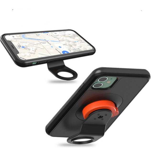 Motorcycle Phone holder For iPhone 11 Pro XsMax 8plus 7s 6 Mountain/Bike Moto Mount Cell Phone Bag Stand With Shockproof Case