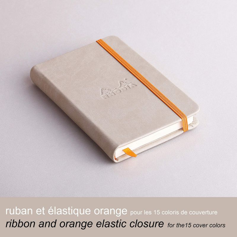 Rhodiarama A6 Lined Notebook Beige