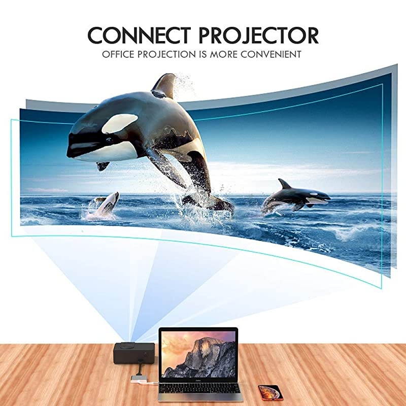 USB TypeC Multiport HDMI Adapter NSPU378CHM 5Gbps 4K Ultra HD 60Watts