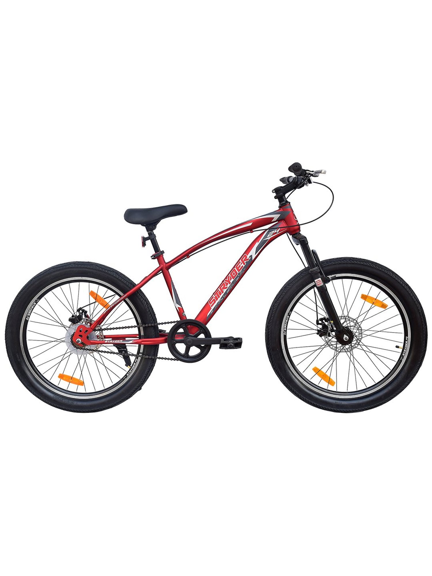 Stryder Laser Red Gelon MTB Bicycle (24 inch Wheel)