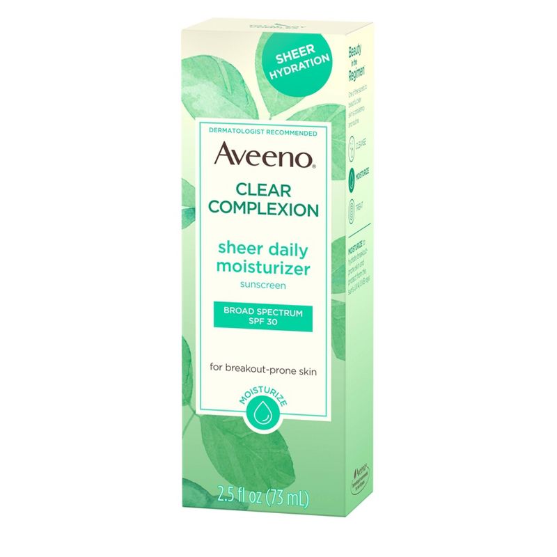 Aveeno Clear Complexion Sheer Daily Moisturizer - SPF 30 - 2.5 fl oz