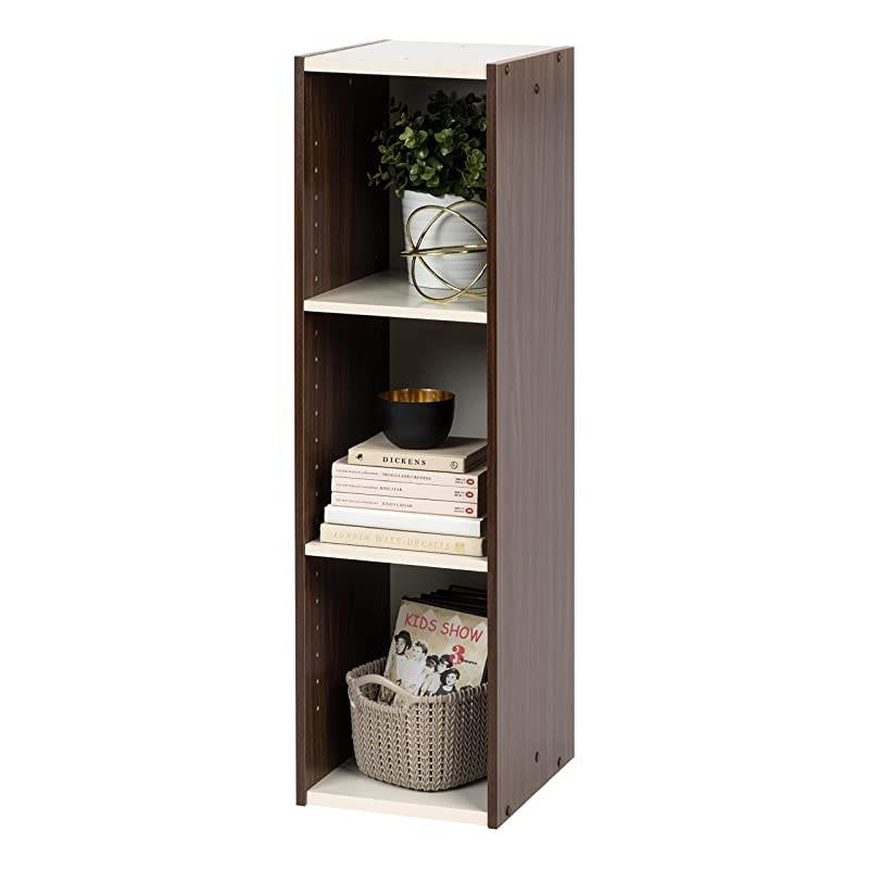 USA UB-9025 Space Saving Shelf with Adjustable Shelves, 10-Inch, Walnut Brown