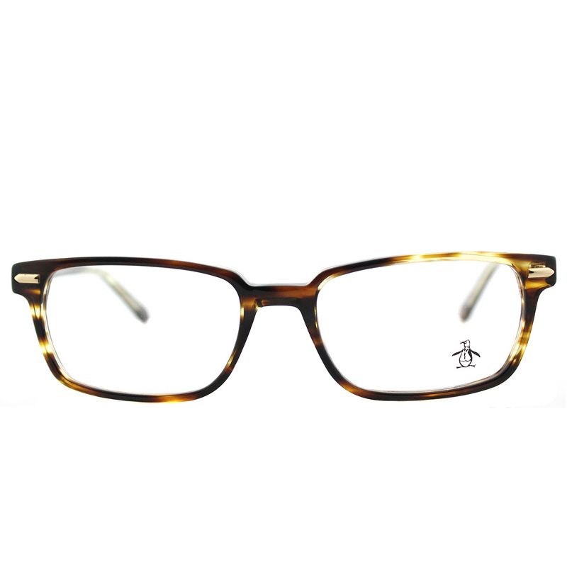 Original Penguin The Baker TO Unisex Rectangle Eyeglasses Tortoise 53mm