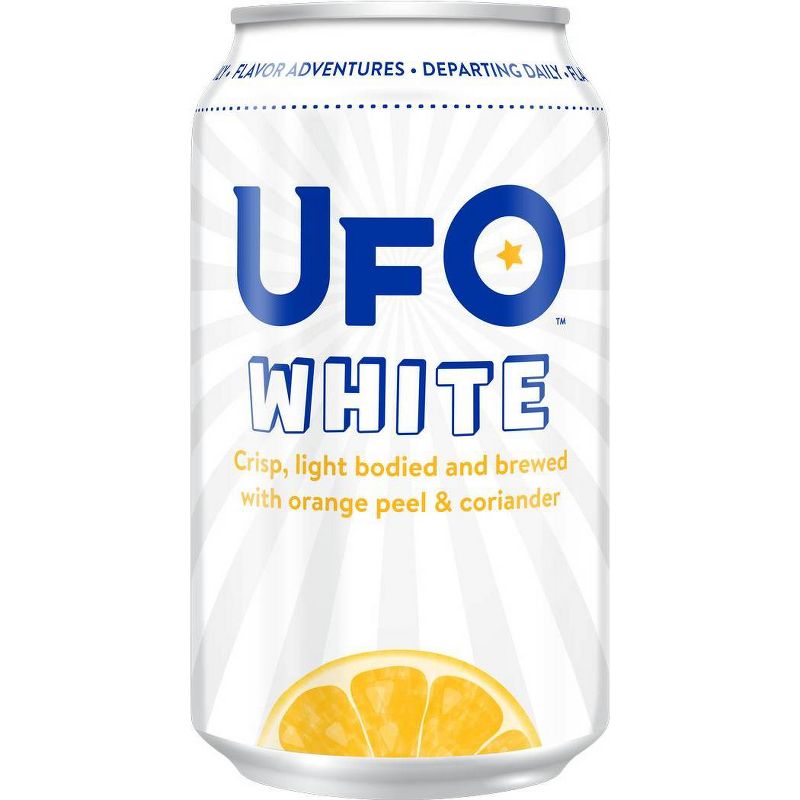 UFO White Unfiltered Wheat Beer - 6pk/12 fl oz Cans