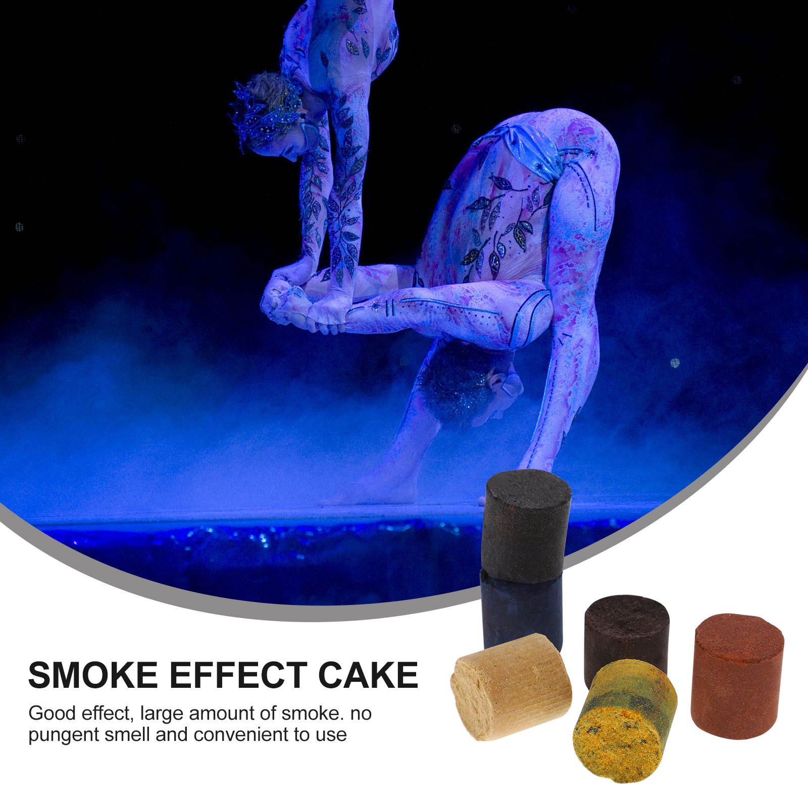 6pcs Smoke Cake Sturdy Premium Smoke Cake Smoke Props Smoke Pill for Stage Party