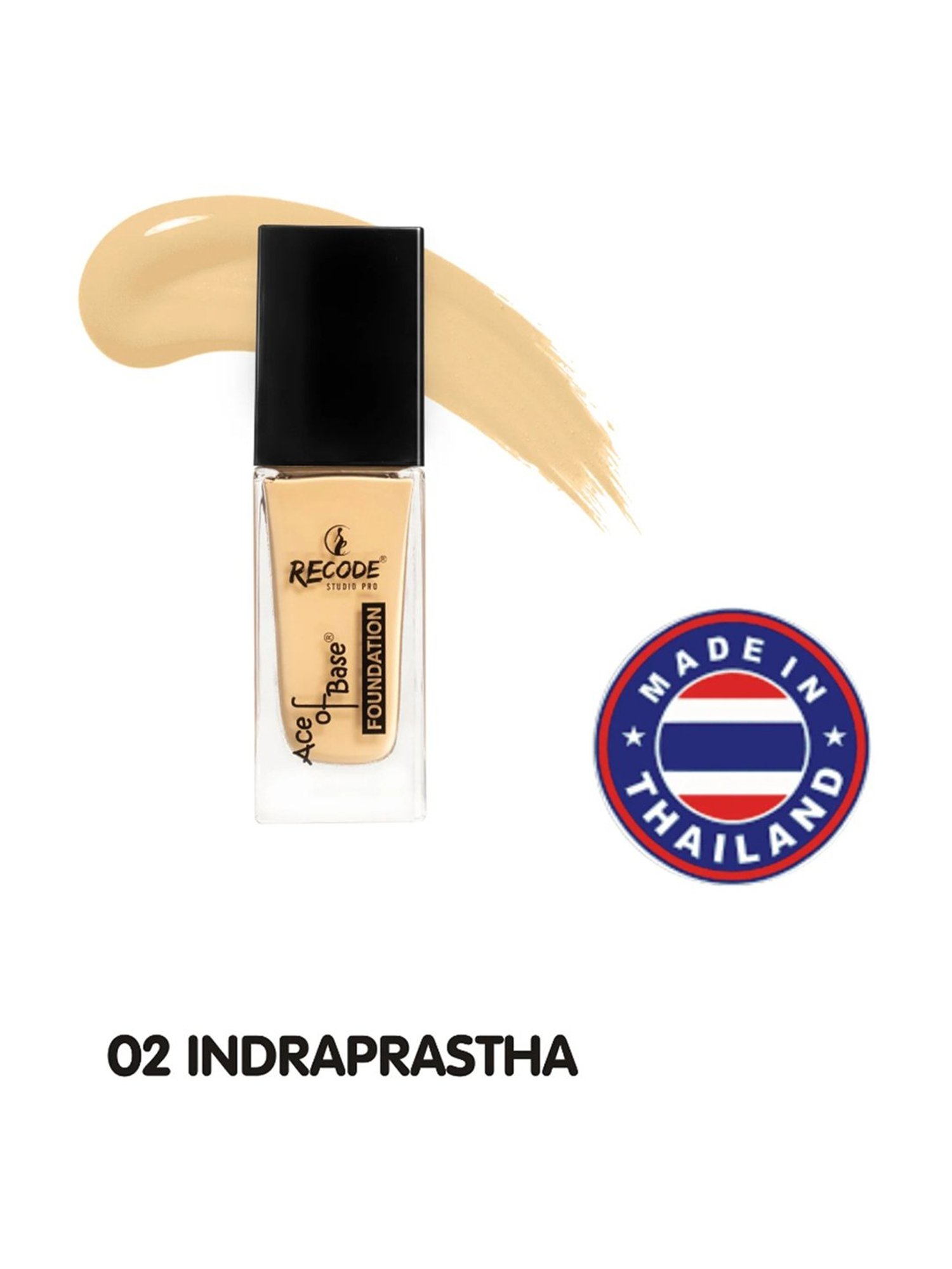 Recode Ace of Base Foundation 02 Indraprastha - 30 ml