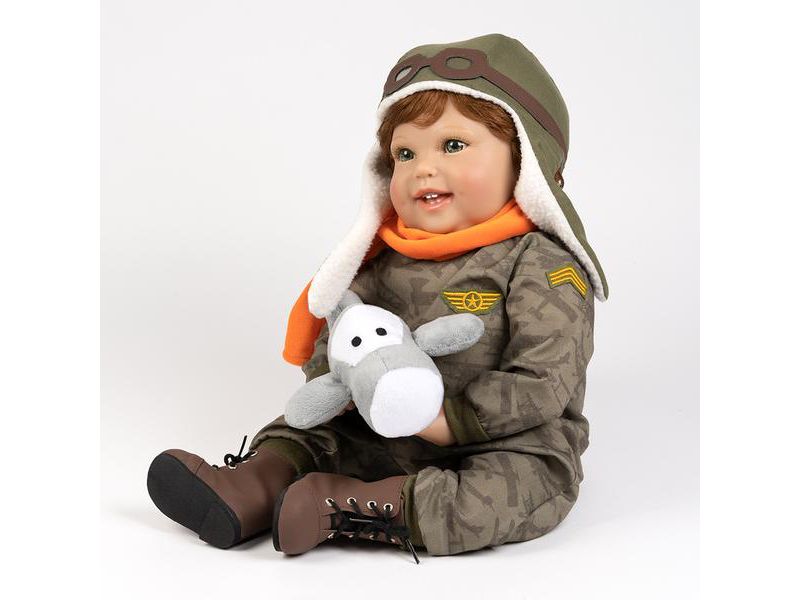 Paradise Galleries Reborn Toddler Boy - The Adventure Begins, 19 inches, GentleTouch Vinyl, 7-Piece Doll Gift Set