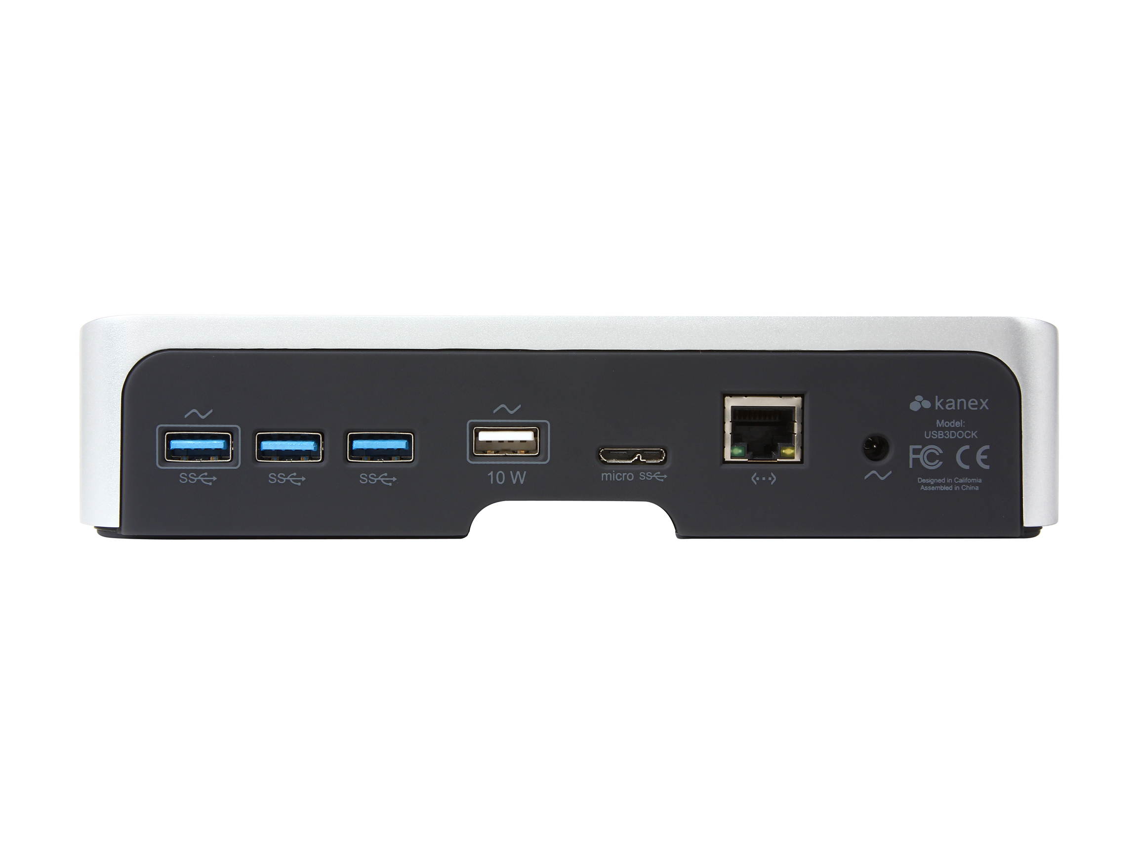 Kanex USB3DOCK Kanex SimpleDock 3-Port USB 3.0 Hub, Gigabit Ethernet and Charging Station