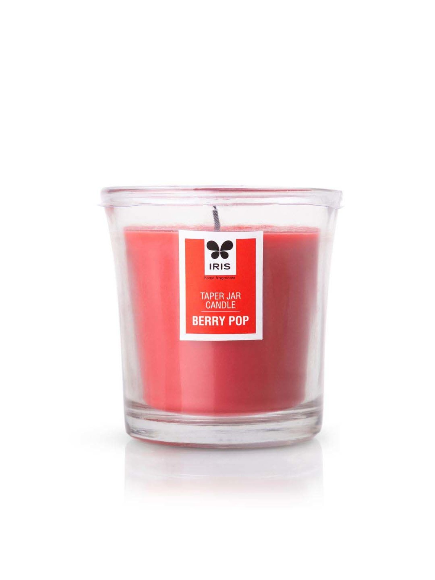 IRIS Red Berrypop Taper Jar Candle - Set of 3