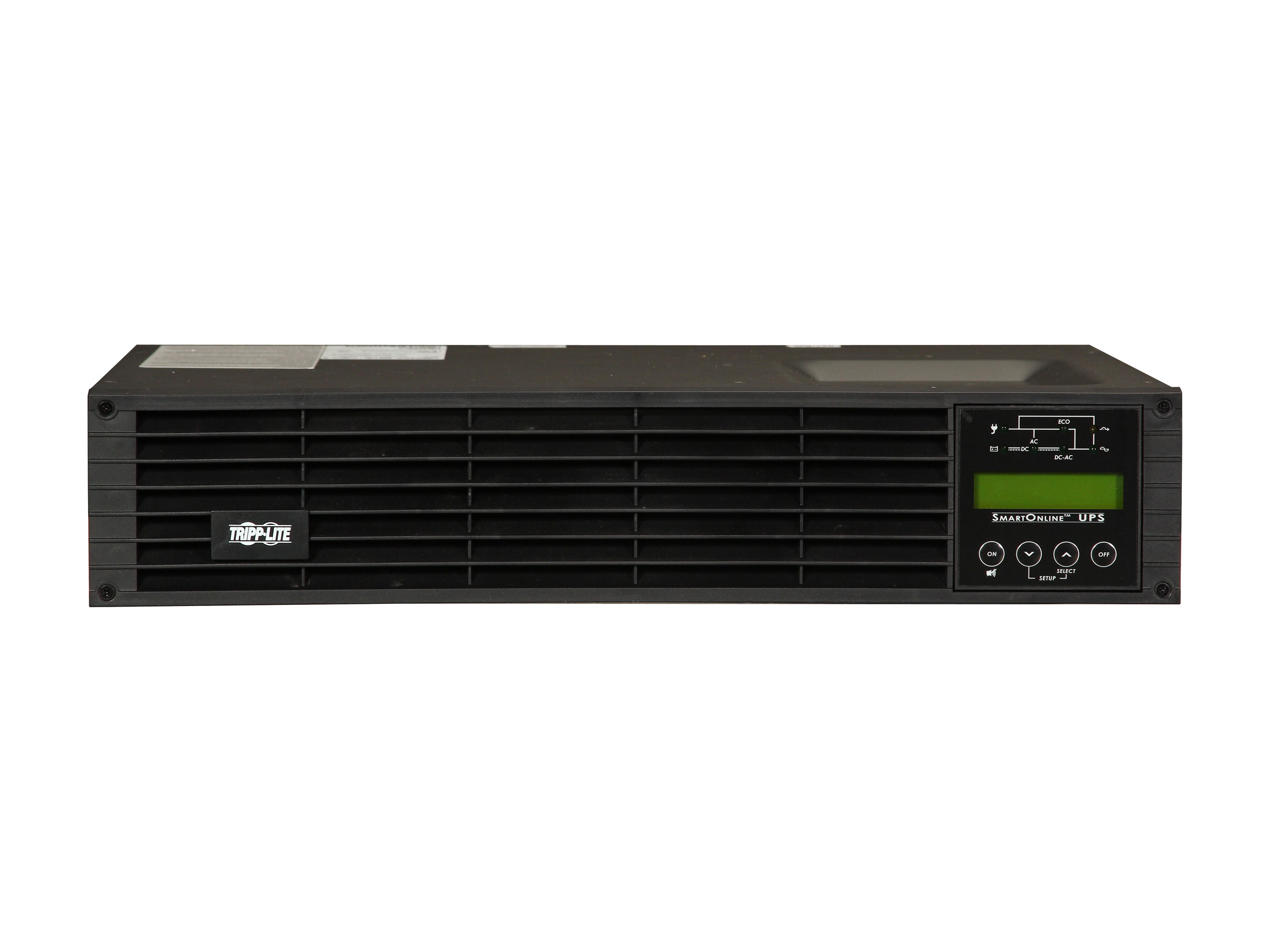 PR1000LCDRT2U Smart App Sinewave UPS System, 1000VA/900W, 8 Outlets, AVR, 2U Rack/Tower Black