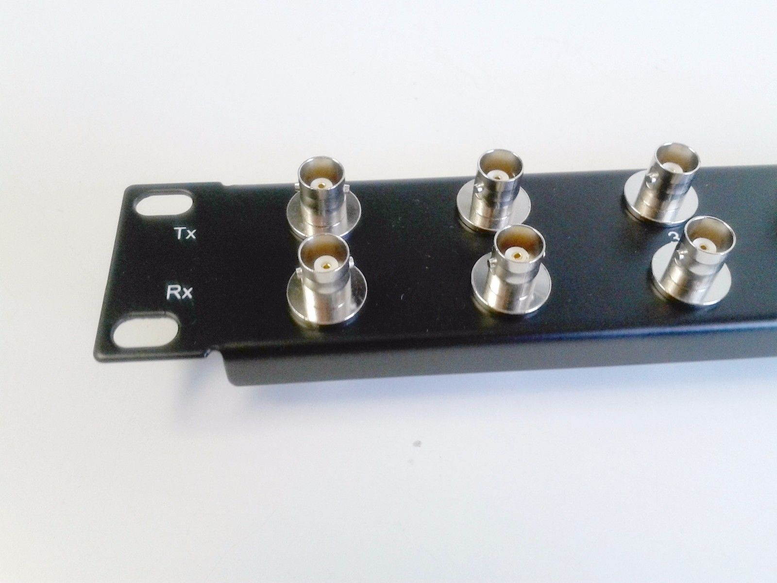 Patch panel 24 port BNC 5-pack 19 inch 75 ohm female to female 1U PP-BNC/24