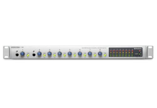 PreSonus DigiMax D8 Eight-Channel Preamp with 48 kHz ADAT Output. With Audio Technica ATH-M40X.