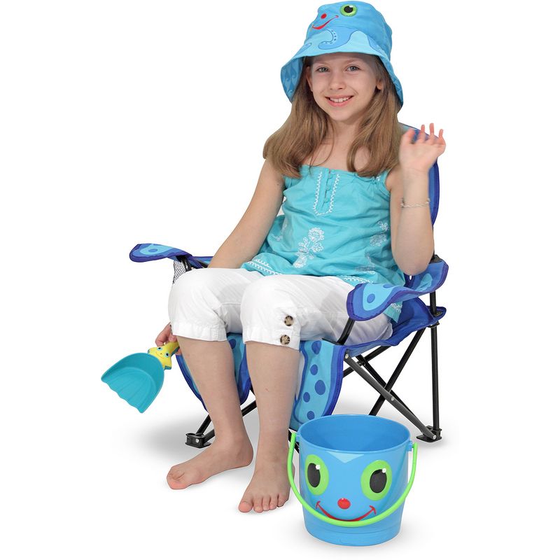Melissa & Doug Sunny Patch Flex Octopus Folding Beach Chair with Carrying Case