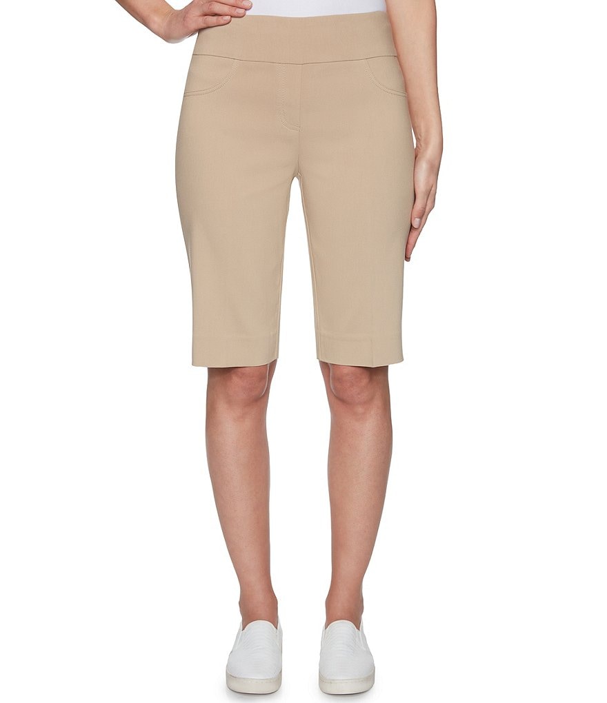 Westbound Petite Size the PARK AVE fit Indigo Skimmer Shorts