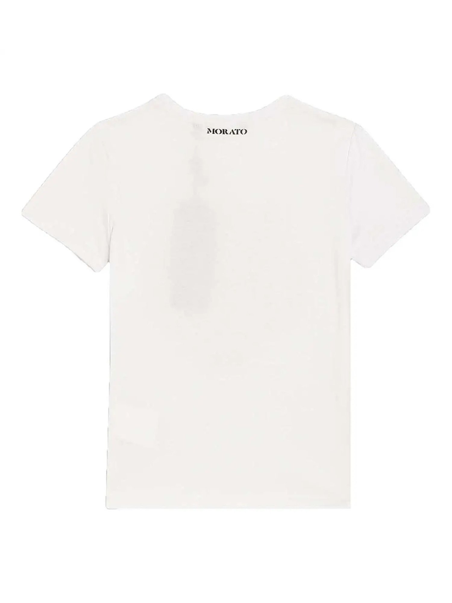 Antony Morato Kids White Printed  T-Shirt