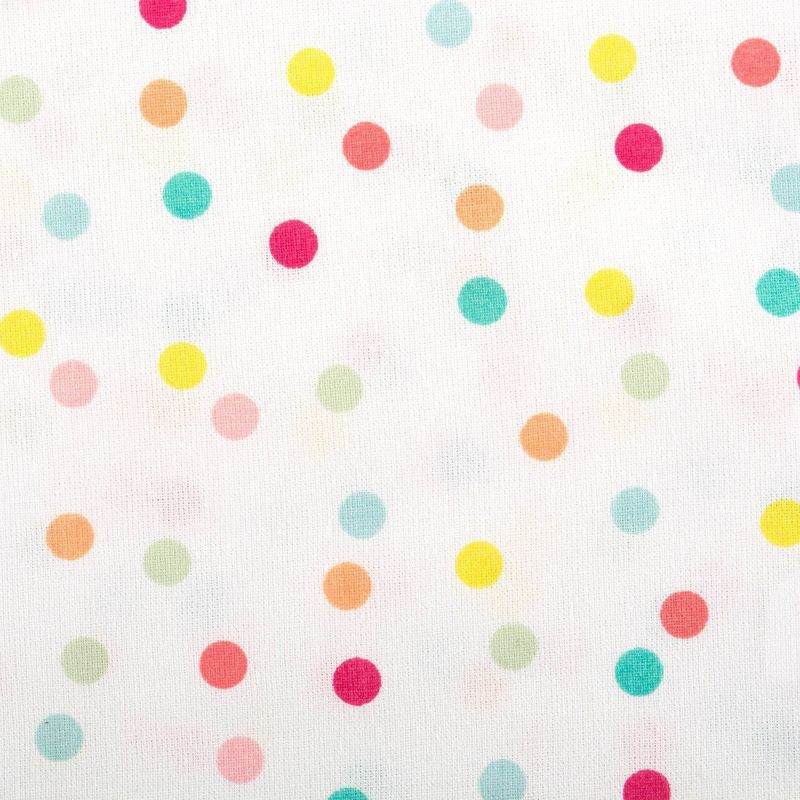 70" Cotton Polka Dots Round Kitchen Tablecloth - Design Imports